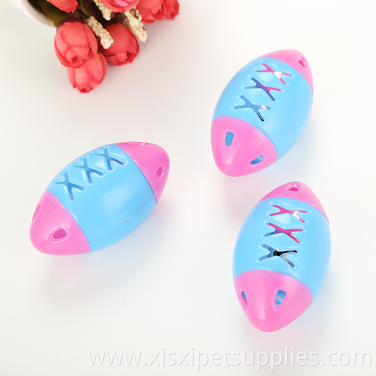 7cm rugby ball with bell for cat playing cat ball